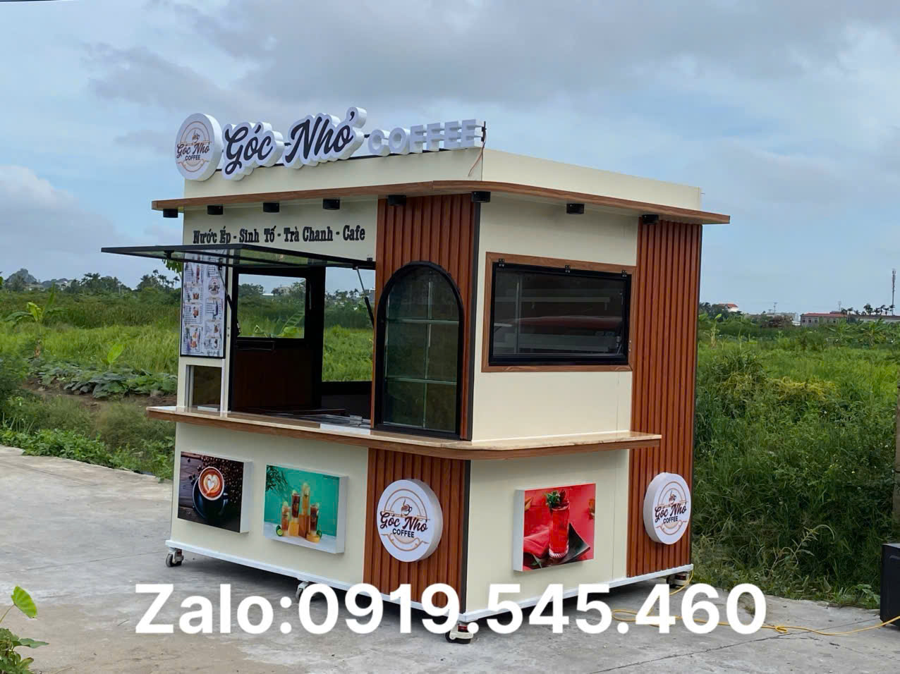 xe điện bán hàng/